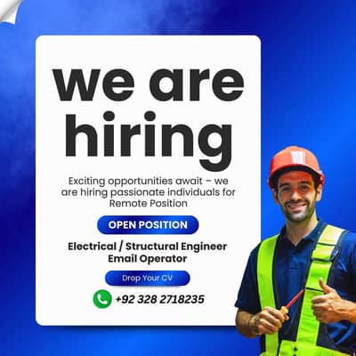 Electrical & Structural Engineer  |  Email Operator