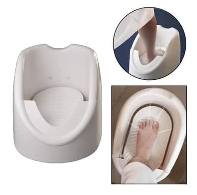 Press Spray Foot Washer Device Basin Cleaning Feet