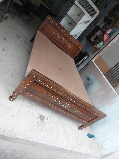 Single Bed shesham wood