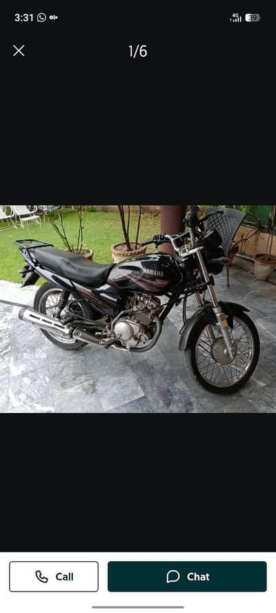 Yamaha ybz 17 model  urgent sale