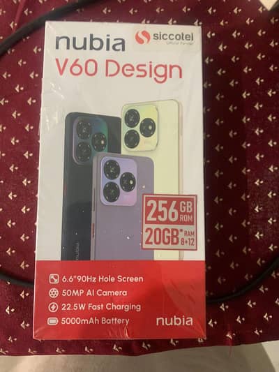 nubia v60 design 20gb ram