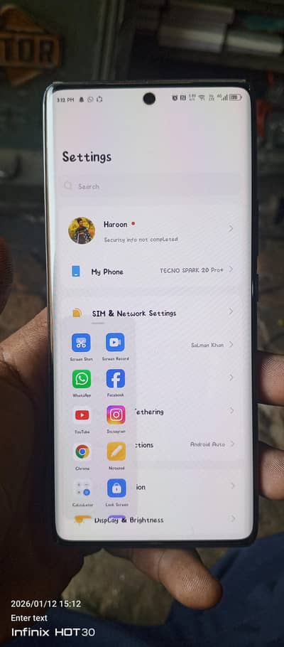 Tecno spark 20 pro plus