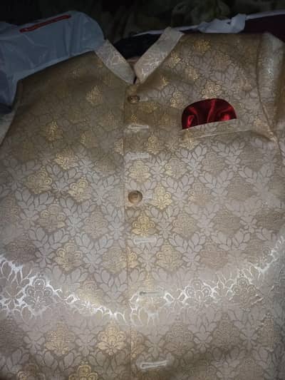 Hareem fabric sherwani for Groom Worn Once |Like New | Premium Quality