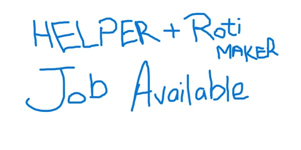 Paratha maker+Helper chahiye full time shop k liye