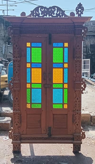 old antique colours glass frames