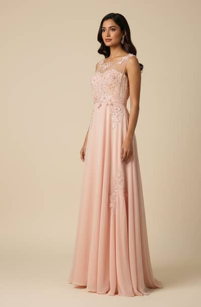 Chiffon Maxi Dress for Sale | Elegant Women Dress | Karachi