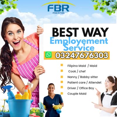 Maids / House Maids / cook / House chef / Baby Sitter maid available