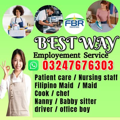 Maids / House Maids / cook / House chef / Baby Sitter maid available