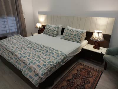 Modern Wooden Bed – Excellent Condition