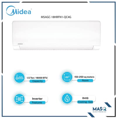 Midea 1.5 Ton Xtreme Save DC Inverter Heat & Cool Air Conditioner T3 C