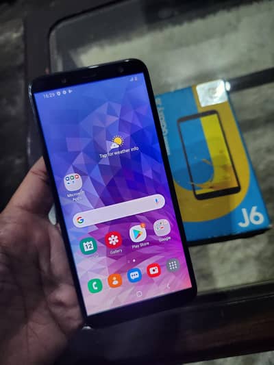 Samsung J6 3GB 32GB official PTA