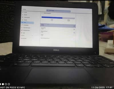 MacBook and headphones