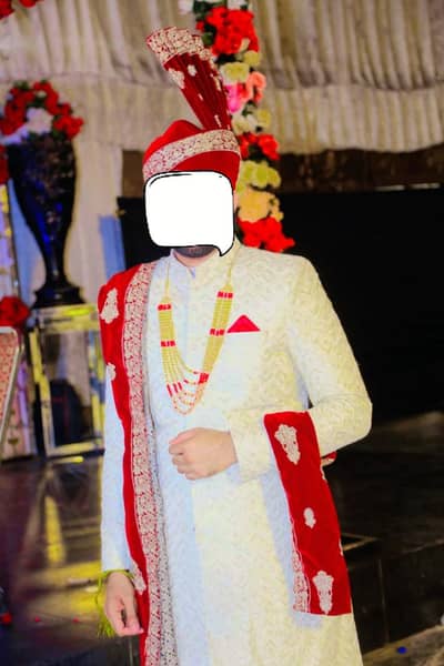 Embroidered Groom sherwani