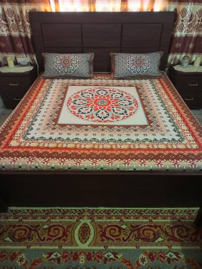 lamination king size bed for sale only bed without matteress