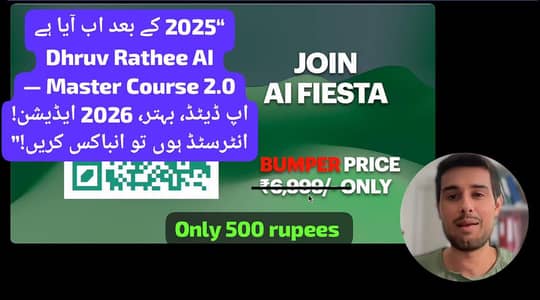 Dhruv Rathee Ai Master Course 2.0