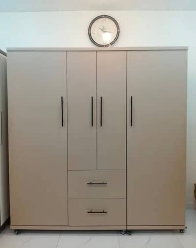 Premium 4-Door Wardrobe | Large Safe Almirah | Custom Size & Colors