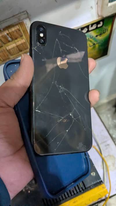 iphone x non ptaa back carak and panl crak work perfect 03133561355