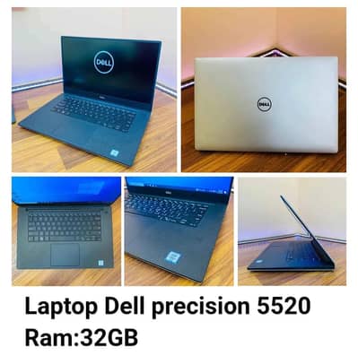 Laptop Dell precision 5520 Ram:32GB