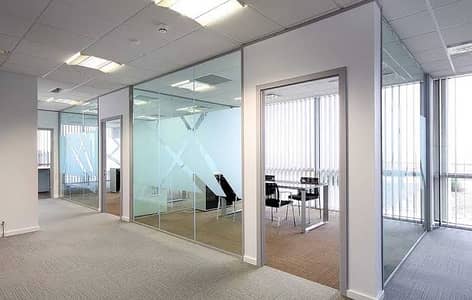 Gypsum partition Services/cement bpard/partition work/glass partition