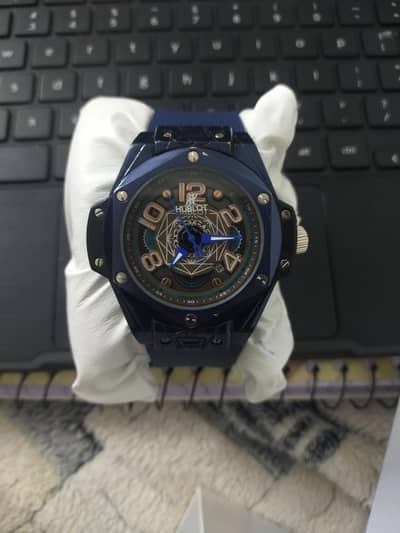 Hublot new metalic strap watch