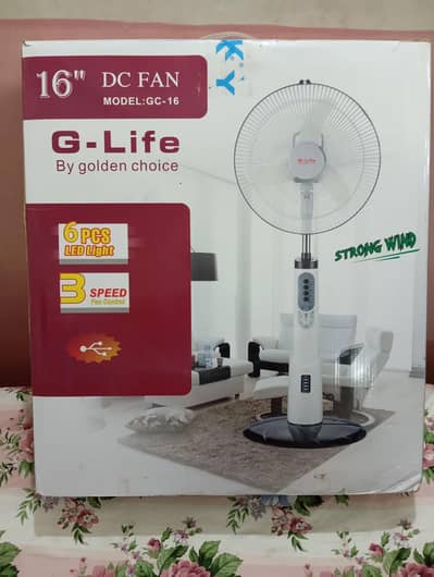 charging fan with battery