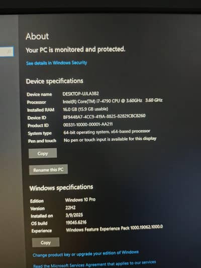 Core i7 4th gen PC #READ AD