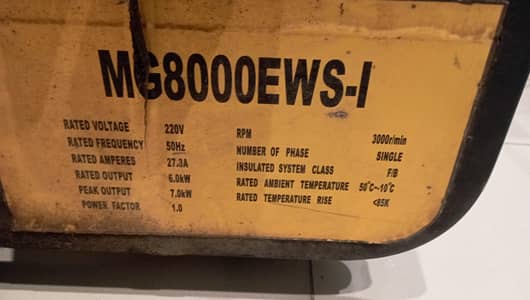 Generator 6kva