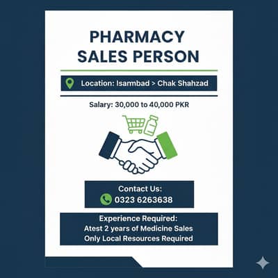 Pharmacy sales person