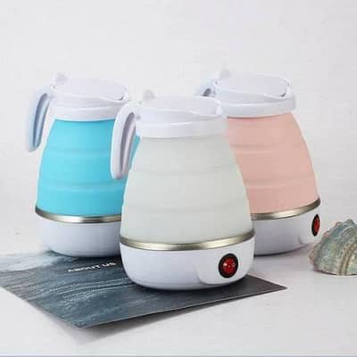 Portable, Foldable, Mini Electric Kettle 600ML Travel Collapsible,