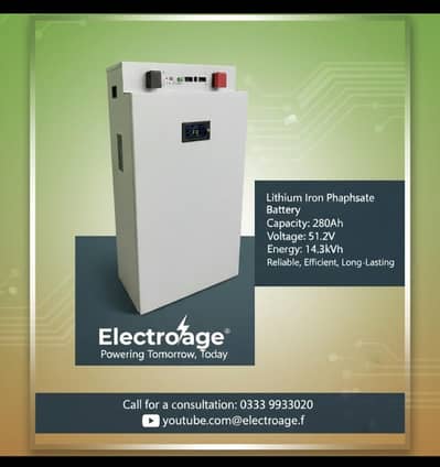 Lithium battery 280Ah 51.2v 14kw