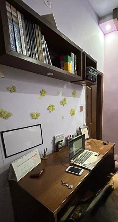 Study Table and Book Shelves