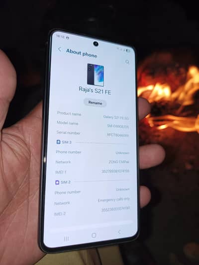 Samsung Galaxy S21 FE Non PTA complete box