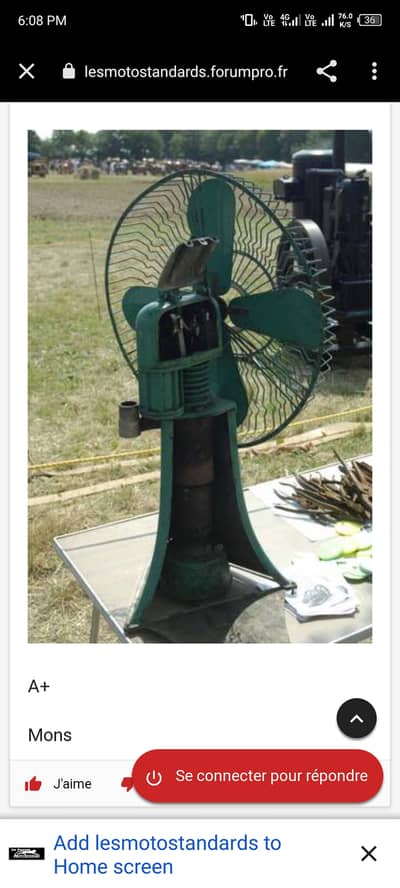 Old fan jo k matti k tail say chalta hai