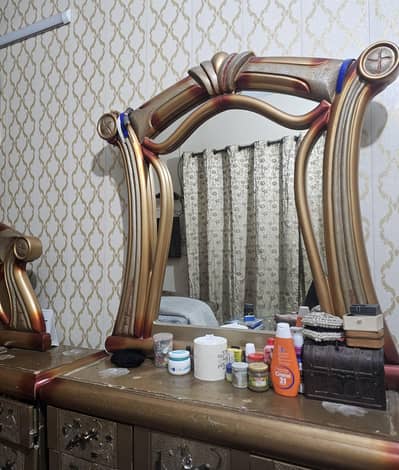 Double bed with Dressing Table