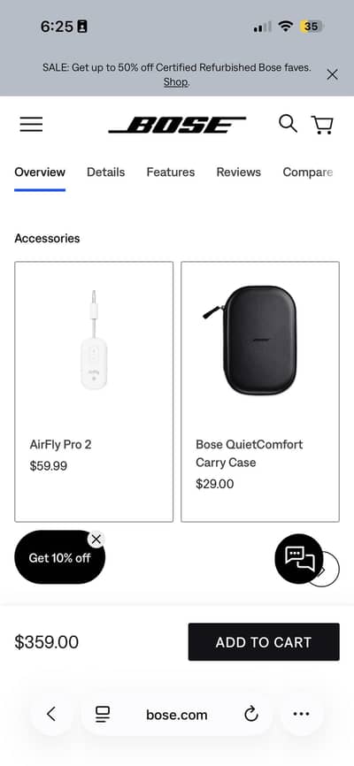 Bose QuietComfort Headphones