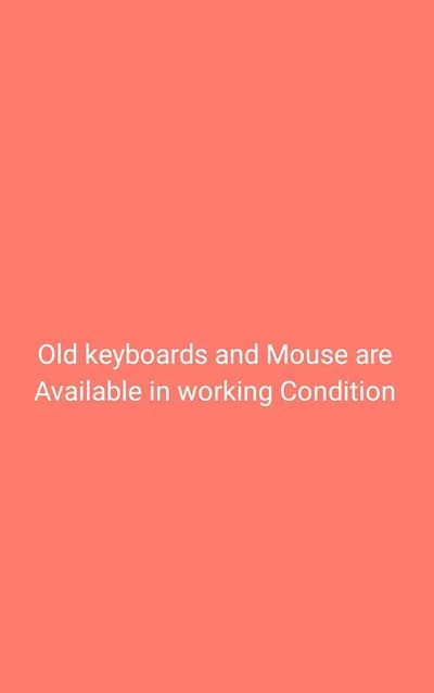 Old working keyboard and mouse for sale