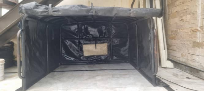 Vigo dala raxine canopy with gurad chairs, shades and original foot re