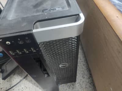 High end gaming PC, Dell precision with mouse and keyboard