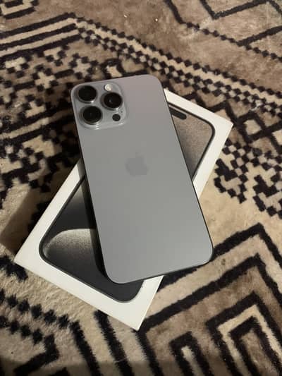 Iphone 15 Pro Max 256GB natural titanium Non PTA (full box)