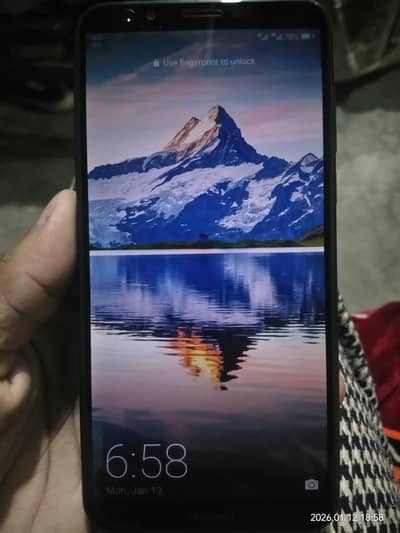 Huawei Y7  with box charger PTA Approved