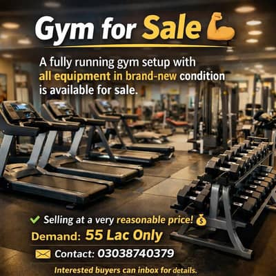 Gym for sale