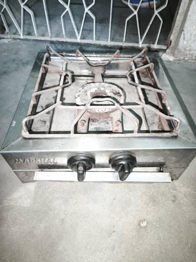 Double chulha (Stainless Steel) urgent sale