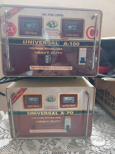Both for sale 100% original copper voltage stabilizer A-100 and A-70