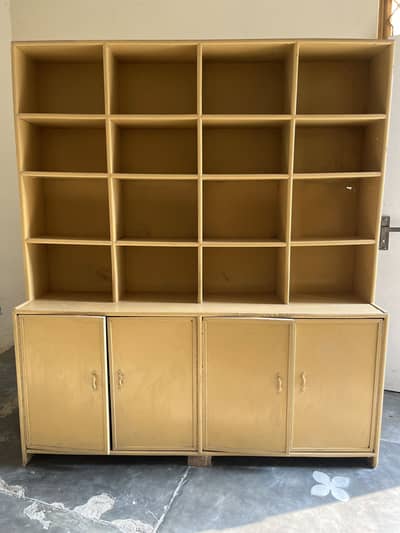 Hard wood cupboard for storage