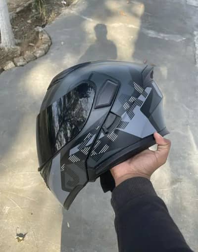 Jiekai 902 grey Flip flop Modular Helmet double glasses