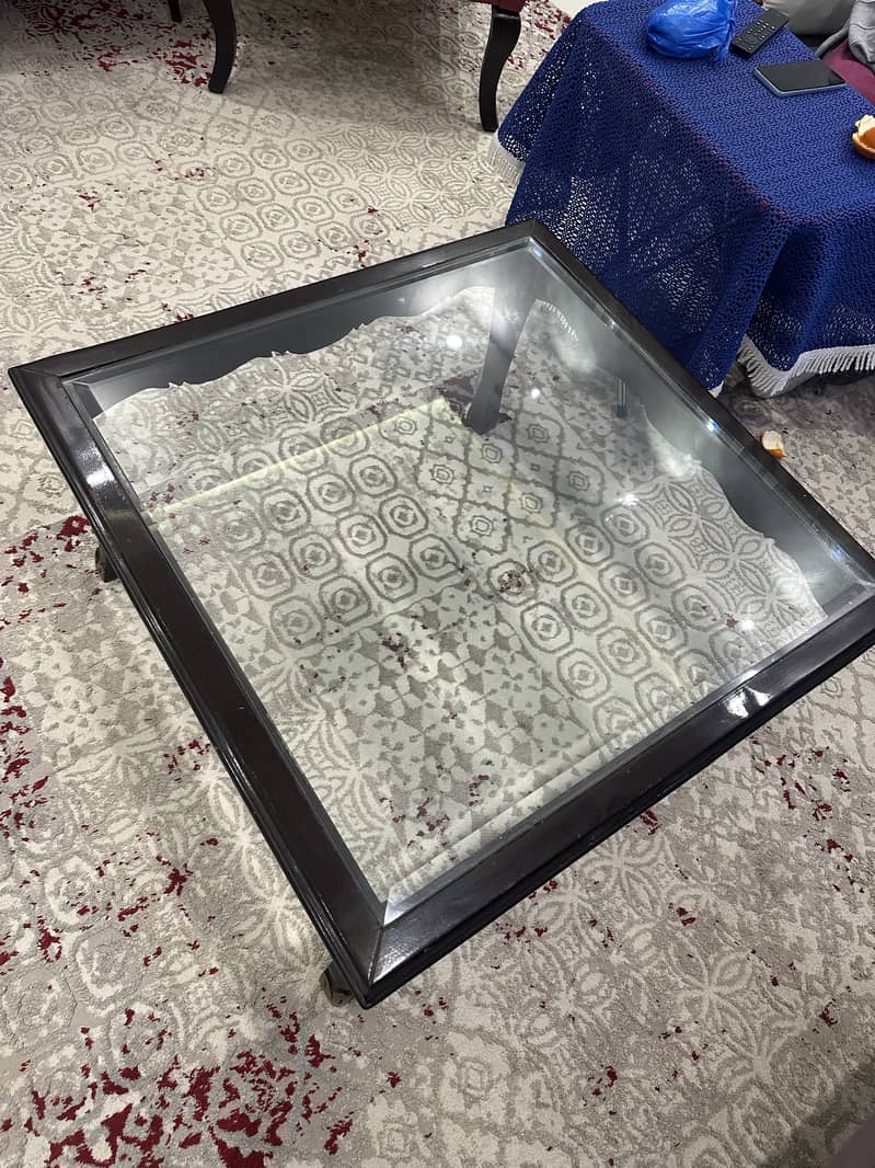 SOLID WOOD 3 table set 1