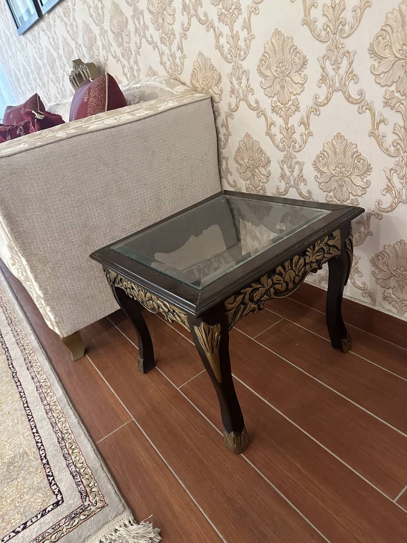 SOLID WOOD 3 table set 3