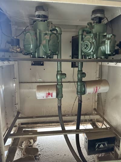 Double nuosle pump machine