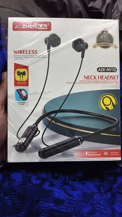  A. O ZHENKAI AZK-NY10 Wireless Neckband Headset 