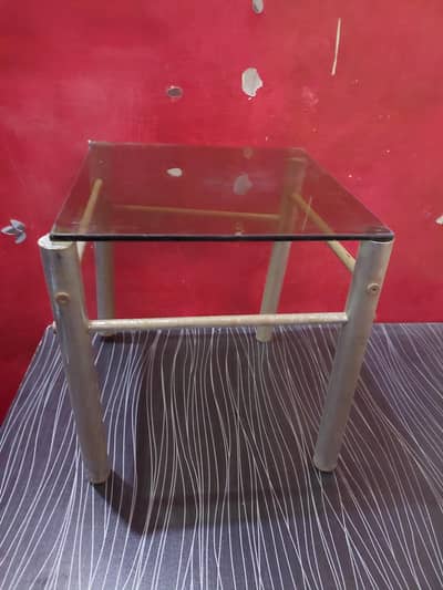 IMPORTED MIRROR STEEL TABLE SALE